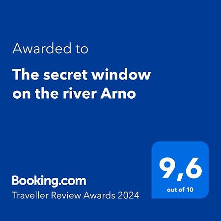 The Secret Window On The River Arno Florence Extérieur photo